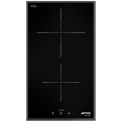 Plaque à induction Smeg SI5322B 30 cm, finition noire