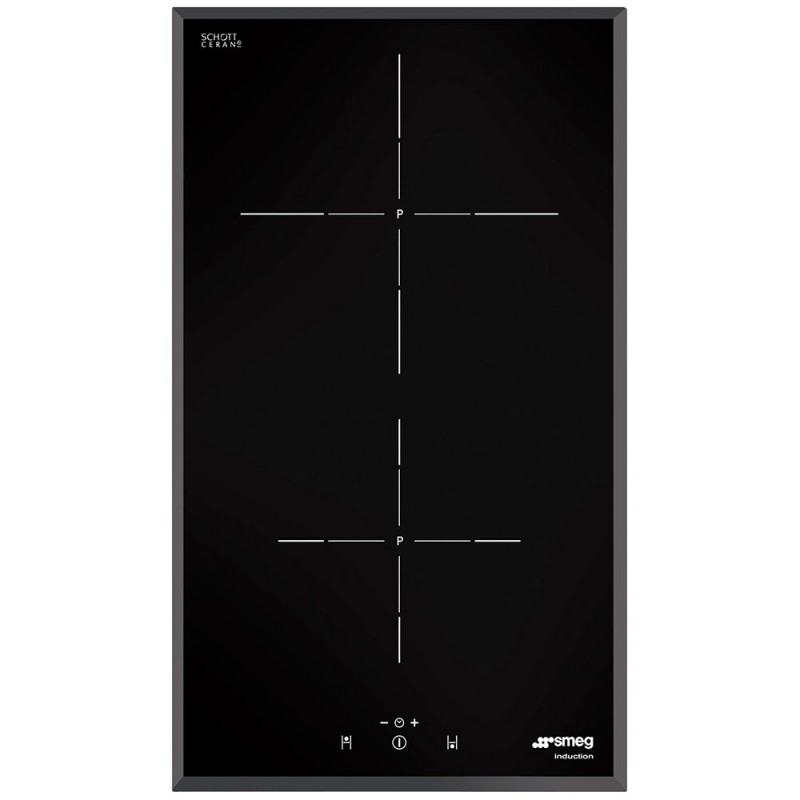  Plaque à induction Smeg SI5322B 30 cm, finition noire