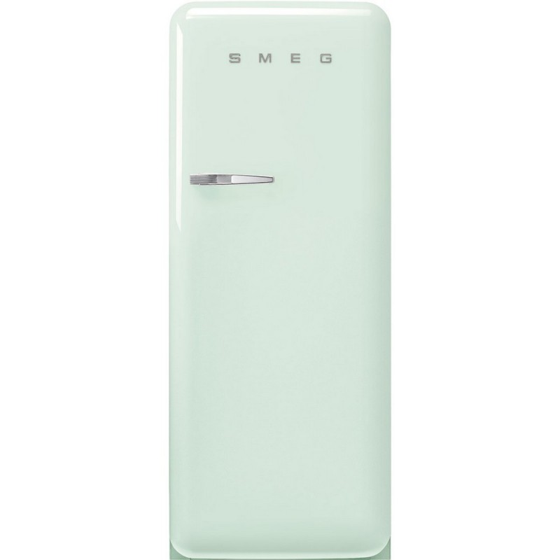  Smeg Free-standing single door refrigerator with right hinges FAB28RPG5 pastel green finish 60 cm