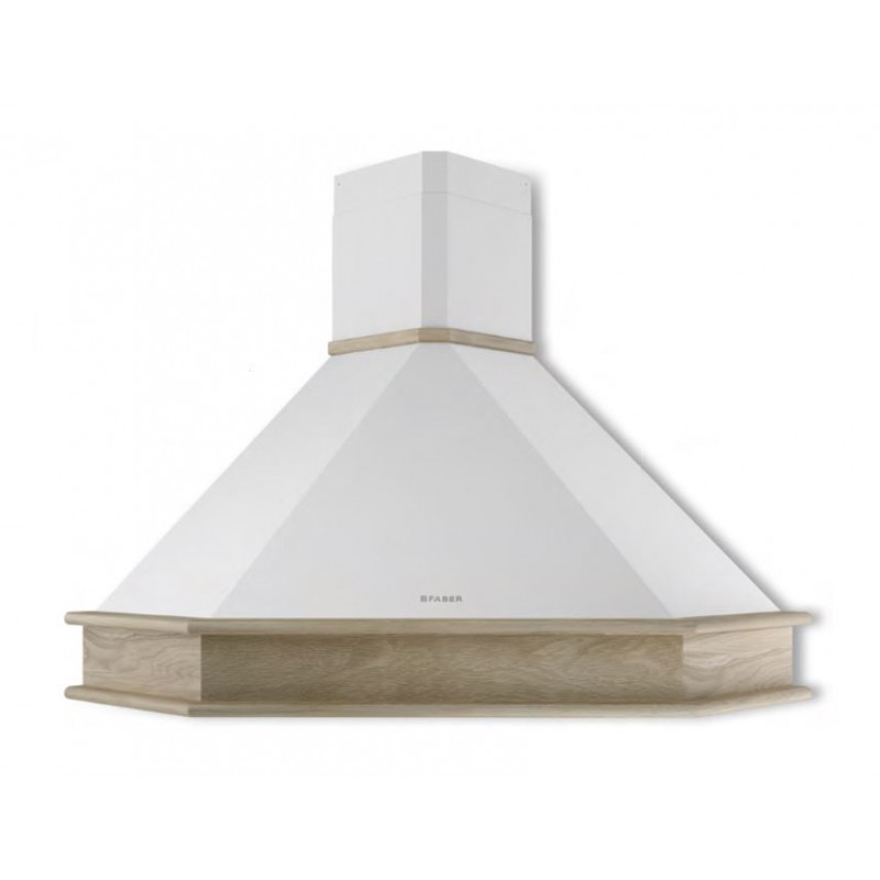 321.0693.746 Faber Wall hood RANCH ANGOLO 90 NF 321.0693.746 white finish 90 cm - Frame not included