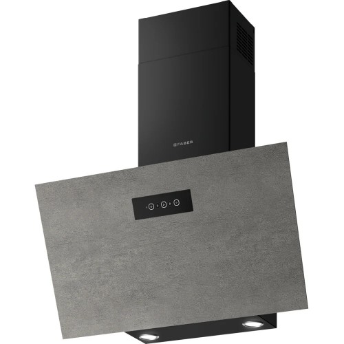 Faber Cappa a parete GREXIA GRES LG A80 330.0694.728 finitura grigio chiaro da 80 cm