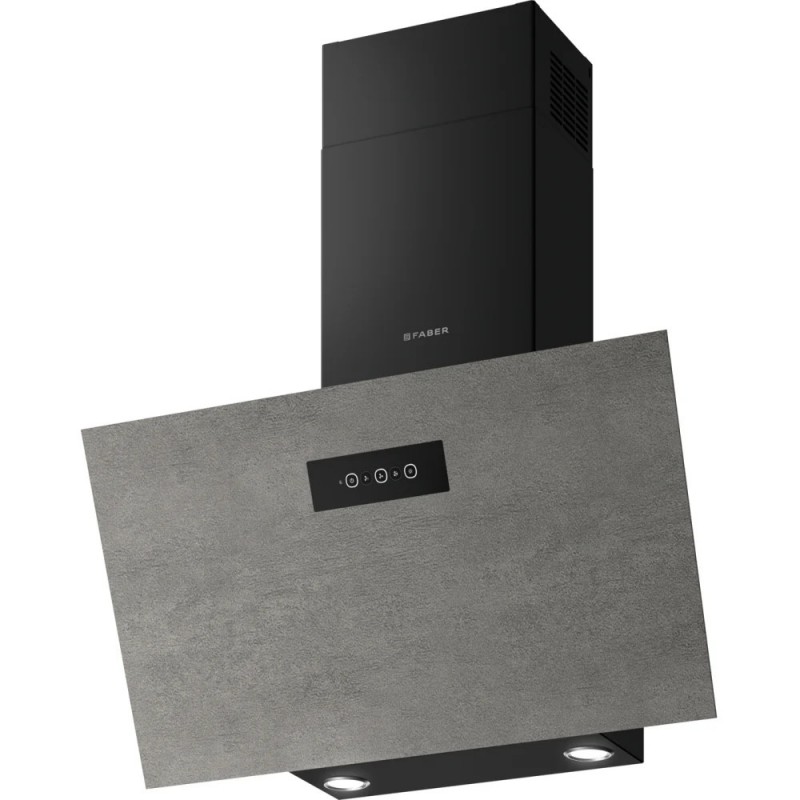  Faber Cappa a parete GREXIA GRES LG A80 330.0694.728 finitura grigio chiaro da 80 cm