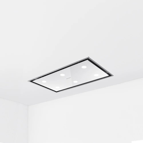 Faber hotte de plafond HEAVEN BRIGHT A90 G/WH KL 350.0679.872 90 cm finition verre blanc