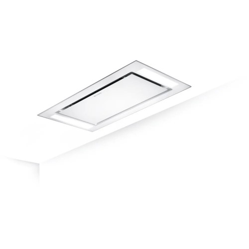 Faber Hotte de plafond HEAVEN GLASS 2.0 WH FLAT KL A90/2 350.0663.971 90 cm finition verre blanc