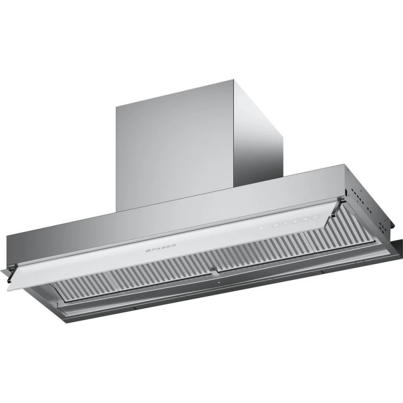  Faber Built-in hood IN-NOVA ZERO DRIP PLUS A90 305.0711.742 stainless steel finish and white glass 90 cm