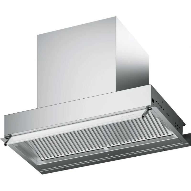  Campana empotrable Faber IN-NOVA ZERO DRIP LITE A60 305.0703.267 acabado acero inoxidable y cristal blanco 60 cm