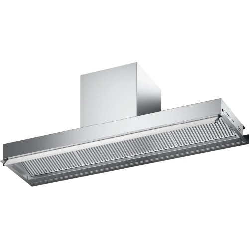 PRONTA CONSEGNA - Faber Cappa da incasso IN-NOVA ZERO DRIP LITE A120 305.0703.269 finitura inox e vetro bianco da 120 cm