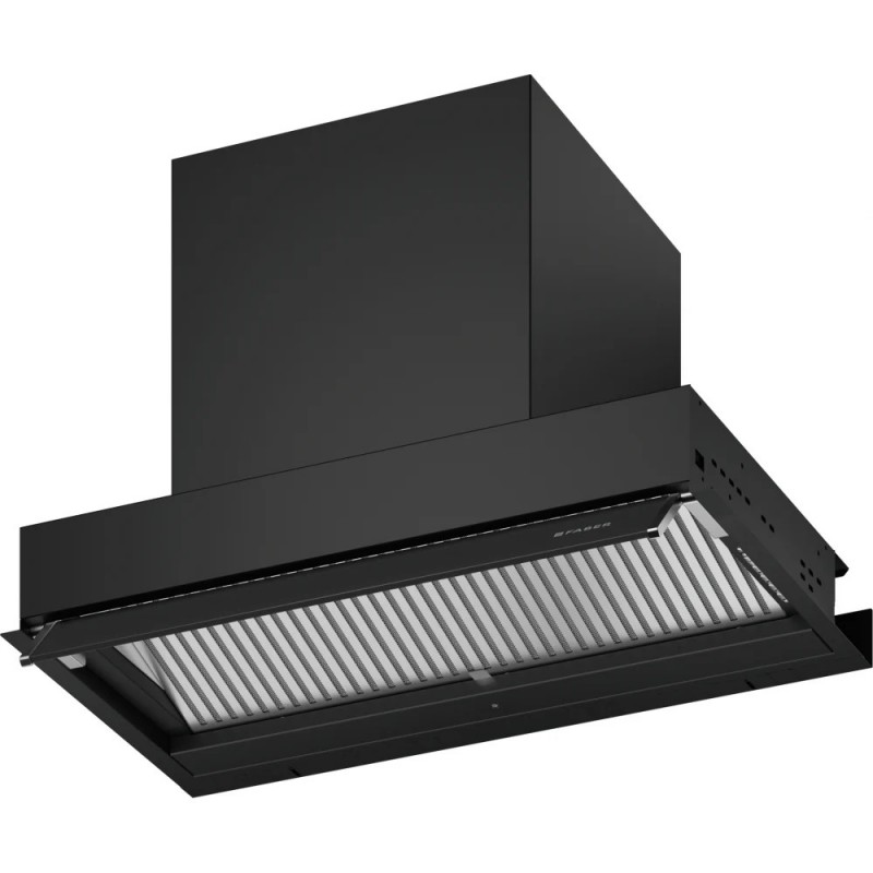  Faber Built-in hood IN-NOVA ZERO DRIP LITE A60 BK 305.0704.149 stainless steel finish and black glass 60 cm