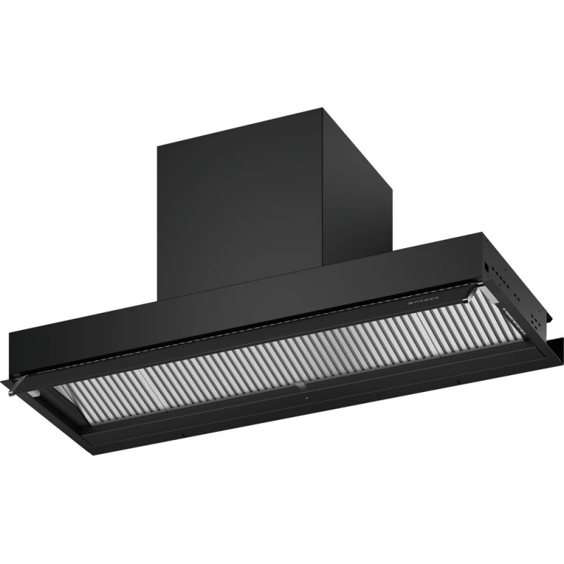  PRONTA CONSEGNA - Faber Cappa da incasso IN-NOVA ZERO DRIP LITE A120 BK 305.0720.621 finitura inox e vetro nero da 120 cm