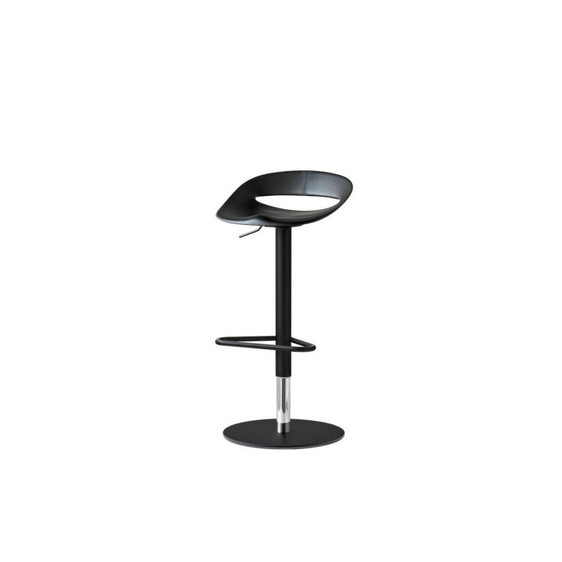 CB/2327 Connubia Cosmopolitan CB2327 stool with metal frame and polypropylene seat h. 91 (74) cm