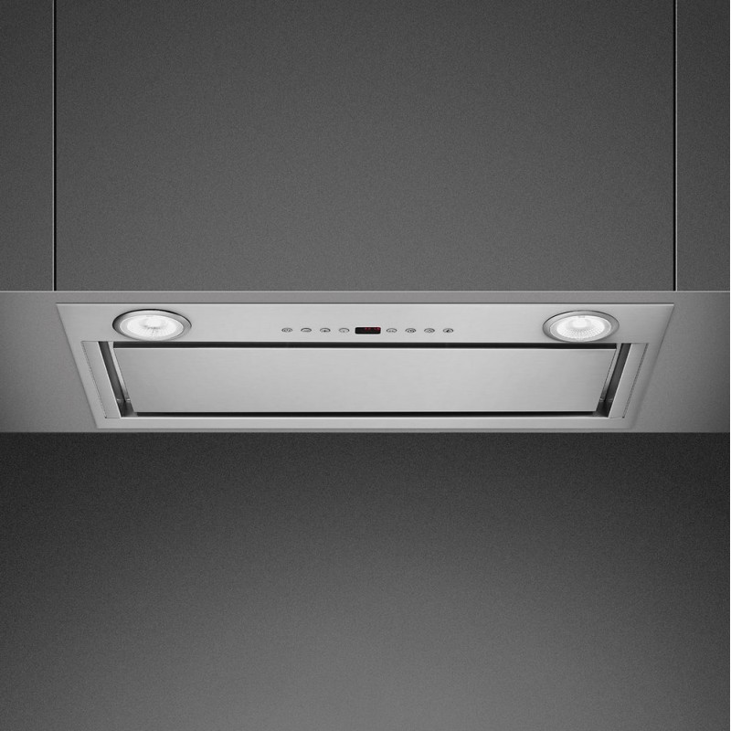 KICGR52X2 Smeg Cappa aspirante integrata KICGR52X2 finitura acciaio inox da 52 cm