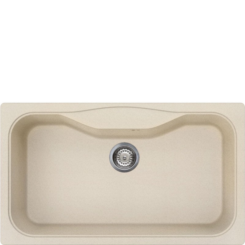 LSEG860AV2 Smeg Lavello una vasca LSEG860AV2 finitura avena da 86 cm - PROMOZIONE ATTIVA FINO AL 10/09