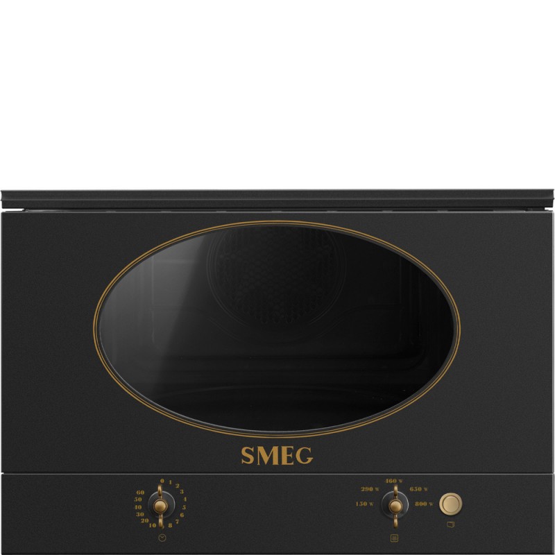 MP822NAO Smeg MP822NAO 60cm Built-in Microwave with Anthracite Finish