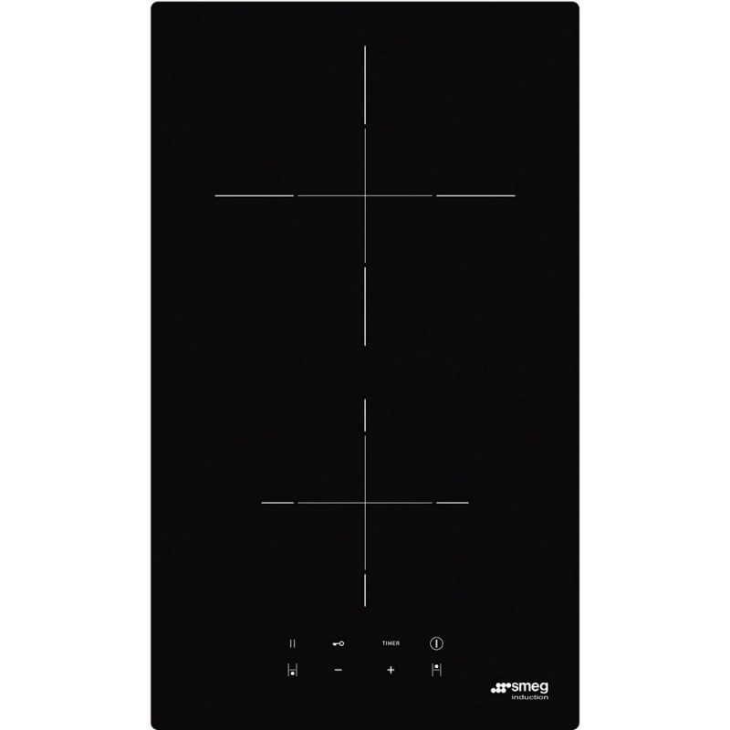 SI2321D Plaque à induction Smeg SI2321D 30 cm en vitrocéramique noire