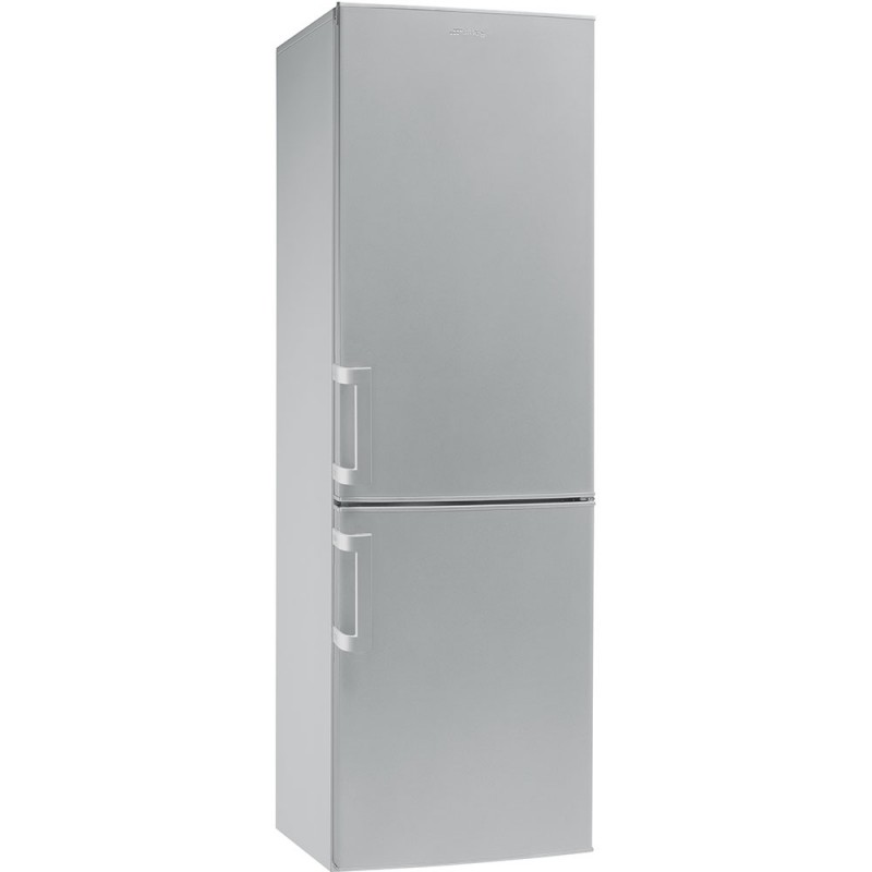 CF33SE Smeg CF33SE 60cm freestanding fridge-freezer with silver finish
