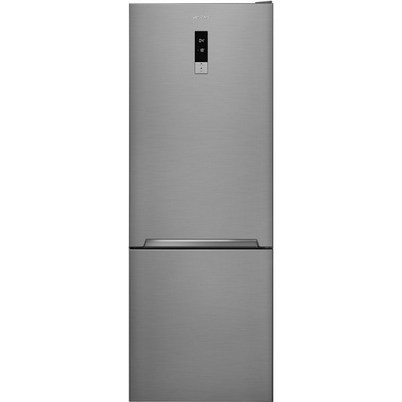 FC48XDNE Réfrigérateur-congélateur Smeg FC48XDNE 70 cm pose libre, aspect inox et finition Pet