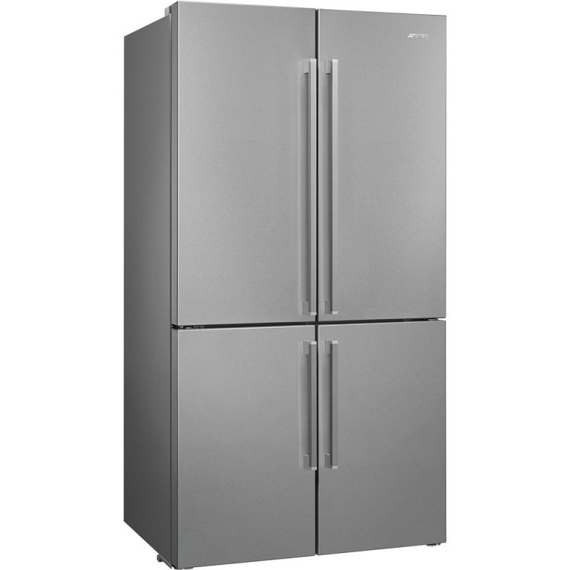 FQ60XE Réfrigérateur Smeg FQ60XE 91 cm, pose libre, 4 portes côte à côte, finition inox