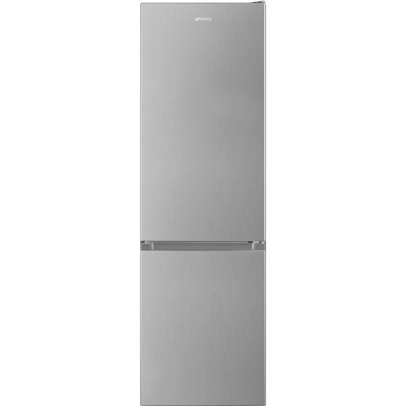 RC20XND Frigorífico-congelador independiente Smeg RC20XND de 60 cm con acabado de acero inoxidable.