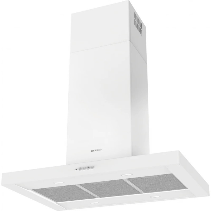  Faber Cappa a isola STILO COMFORT ISOLA WH MATT A90 325.0618.793 finitura bianco opaco da 90 cm