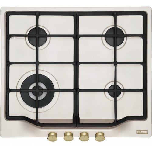 Franke Piano cottura a gas Country 600 FCH 604 3G TC C 106.0696.854 finitura bianco perlato da 59 cm