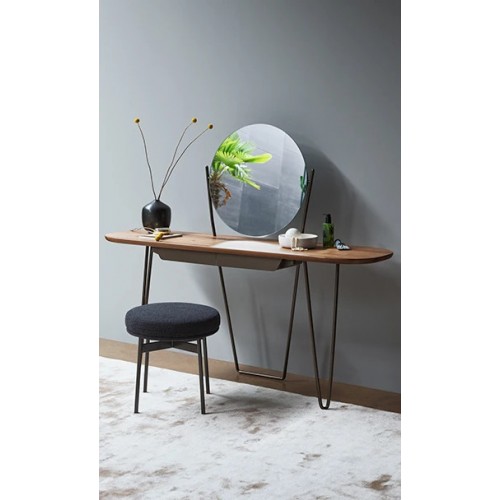 Meuble sous vasque Bonaldo Coseno Plus avec structure en métal et plateau plaqué 160x49 cm - Avec miroir et tiroirs