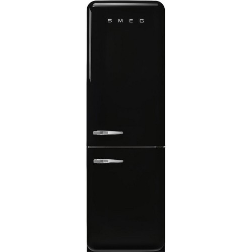 Smeg Free-standing refrigerator with right hinges FAB32RBL5 black finish 60 cm