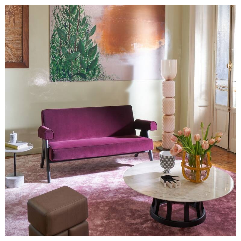 Divano Capitol Complex Sofa 053 Canapé Cassina Capitol Complex Canapé 2 places avec structure en bois et assise au choix de 145 cm