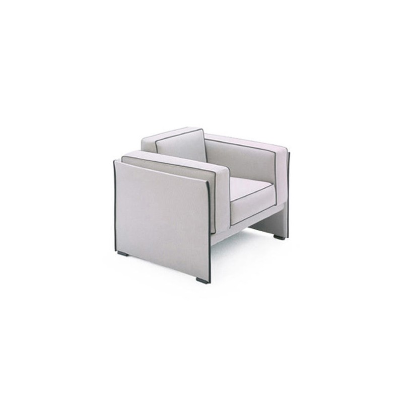 Poltrona Duc-Duc 405 Fauteuil Cassina Duc-Duc avec structure en bois et assise au choix