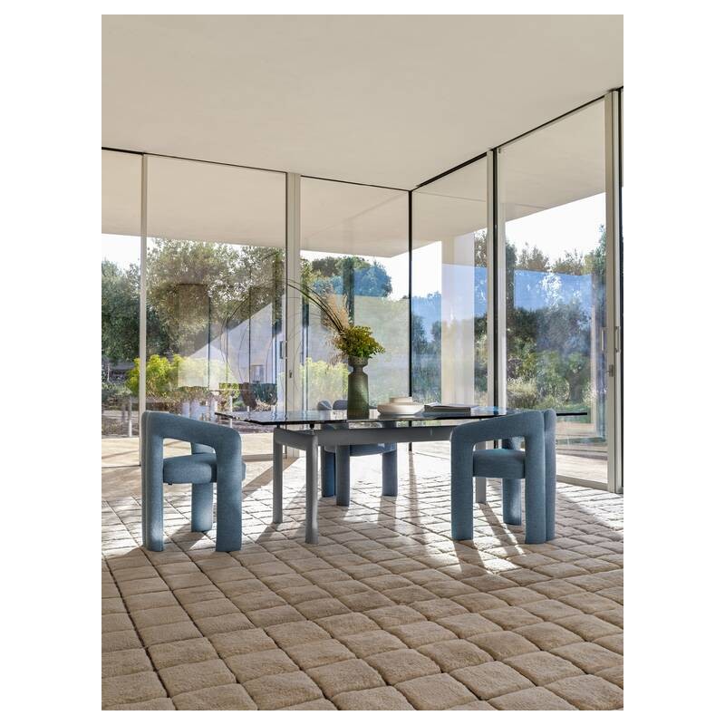 Tavolo 6 Table tube d avion Cassina Fixed Table Table tube d'avion with steel frame and top of your choice 225x85 cm