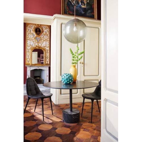 9 Dining tables con piano rotondo