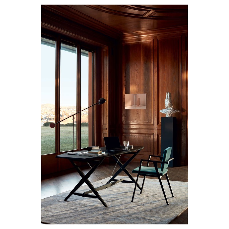 Tavolo Cavalletto 833 Cassina Tavolo fisso Cavalletto in legno da 180x70 cm