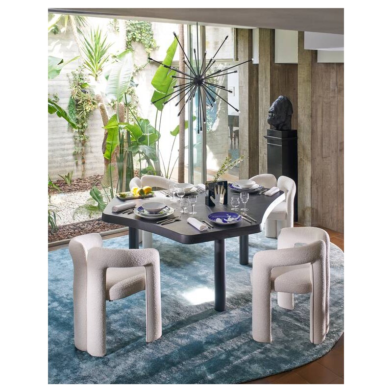Table Montparnasse 545 Mesa fija Cassina Montparnasse en madera 183x125 cm