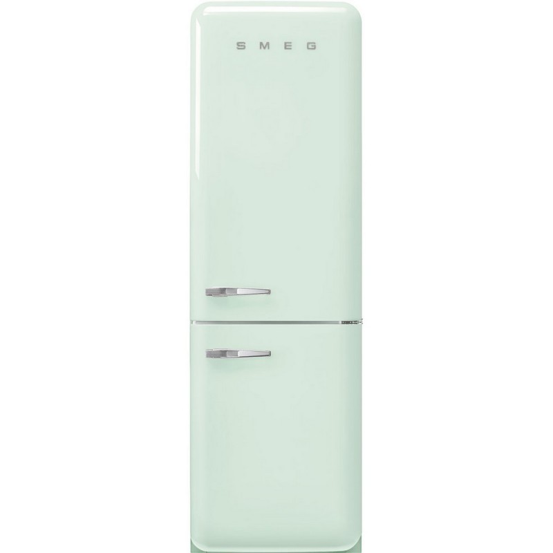  Smeg Réfrigérateur pose libre avec charnières à droite FAB32RPG5 finition vert pastel 60 cm