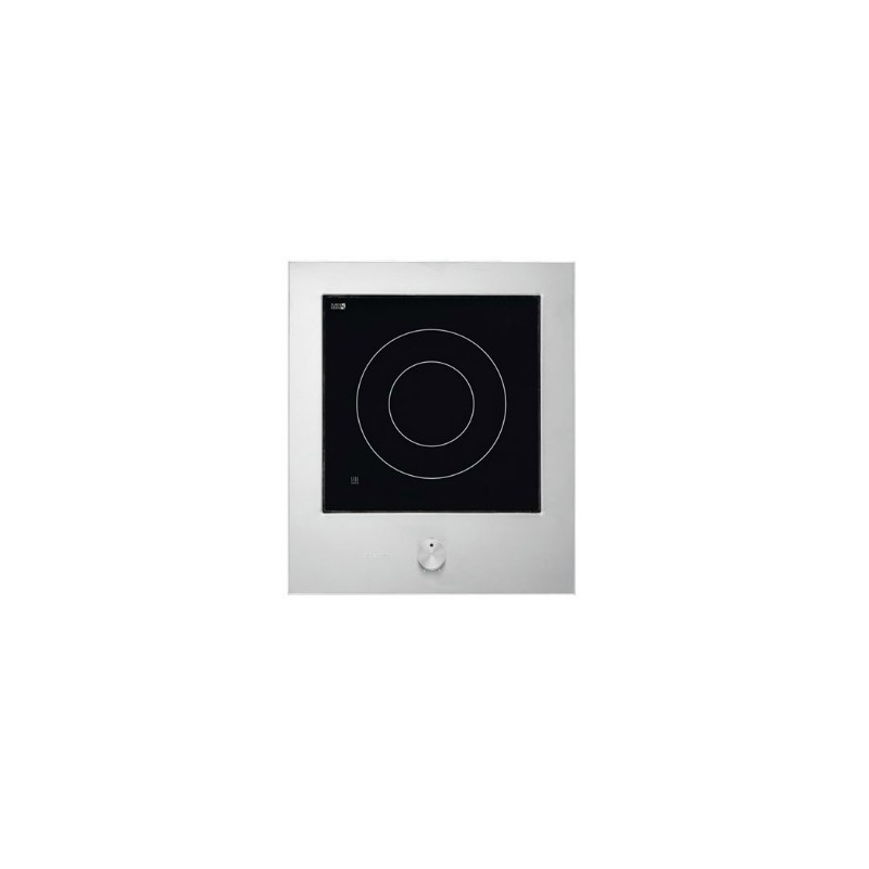  Electrolux | PZ 1 K Plaque de cuisson électrique 40 cm en vitrocéramique noire avec bordure en acier inoxydable