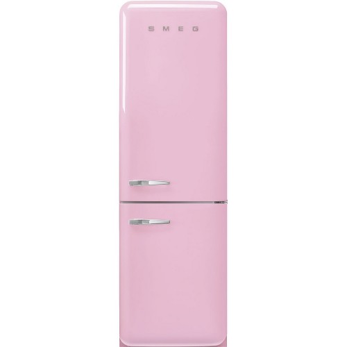 Smeg Réfrigérateur pose libre avec charnières à droite FAB32RPK5 finition rose 60 cm