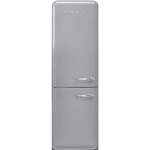 Smeg Free-standing refrigerator with left hinges FAB32LSV5 silver finish 60 cm