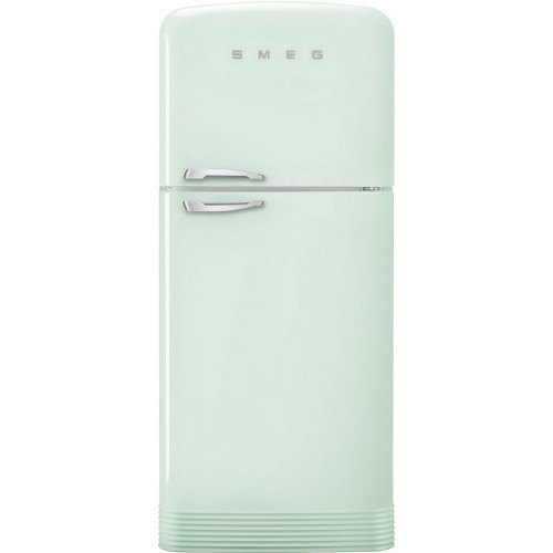 Smeg Réfrigérateur pose libre double porte avec charnières à droite FAB50RPG5 finition vert pastel 80 cm