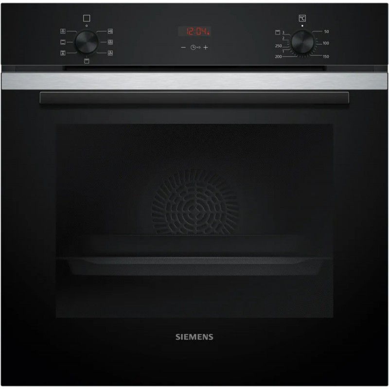 HB213ABS3 Four encastrable Siemens HB213ABS3 de 60 cm avec finition inox et verre noir