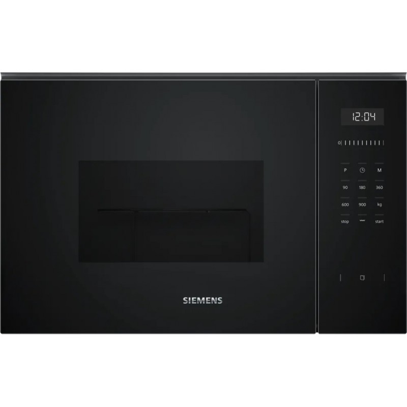 BE555LMB1 Siemens BE555LMB1 60cm Built-in Microwave Oven with Grill, Black Finish