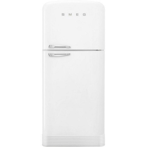 Smeg Réfrigérateur pose libre double porte avec charnières à droite FAB50RWH5 finition blanche 80 cm