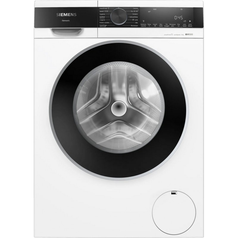 WG44G2ZIT Siemens WG44G2ZIT 60cm freestanding front-loading washing machine in white