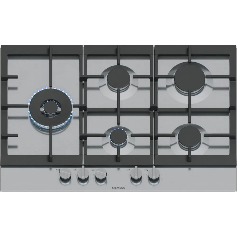 EC7A5SI90 Siemens Piano cottura a gas EC7A5SI90 finitura acciaio inox da 75 cm