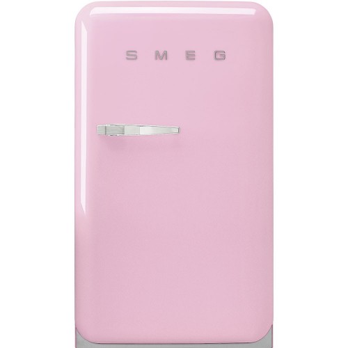 Smeg Réfrigérateur pose libre une porte avec charnières à droite FAB10RPK5 finition rose 55 cm