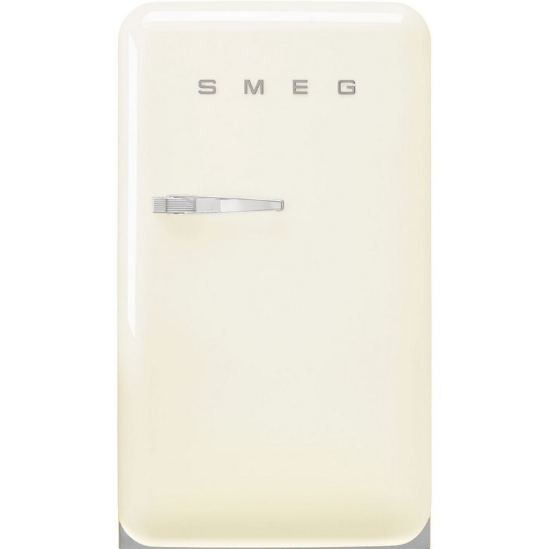  Smeg Réfrigérateur pose libre une porte avec charnières à droite FAB10HRCR5 finition crème 55 cm