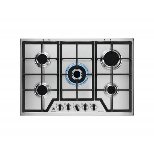 Electrolux | Slim Profile KGS75362XX 75cm EasyClean stainless steel gas hob