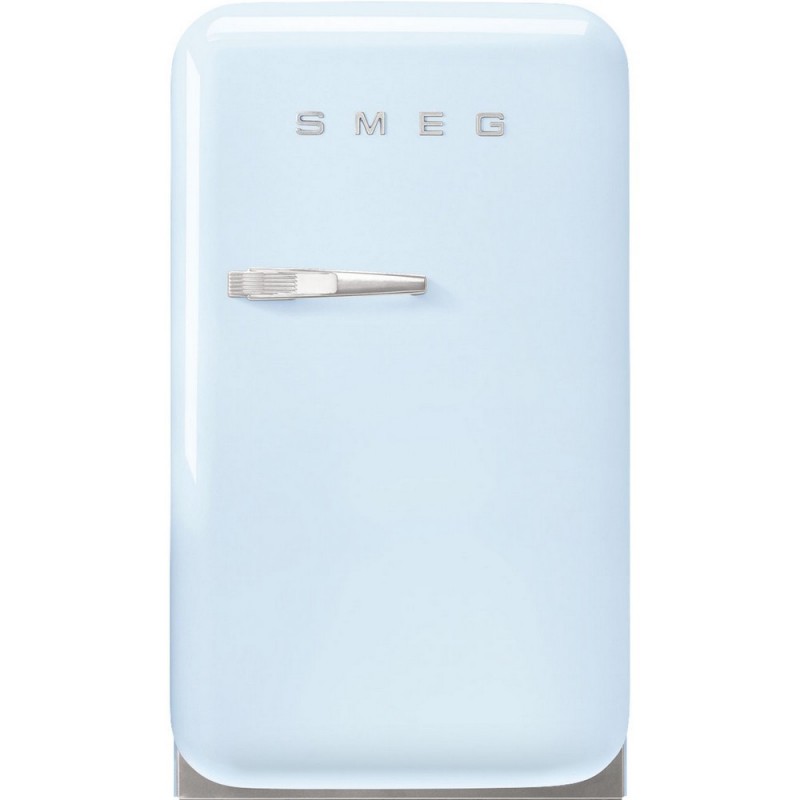  Smeg Réfrigérateur pose libre une porte avec charnières à droite FAB5RPB5 finition bleu clair 41 cm