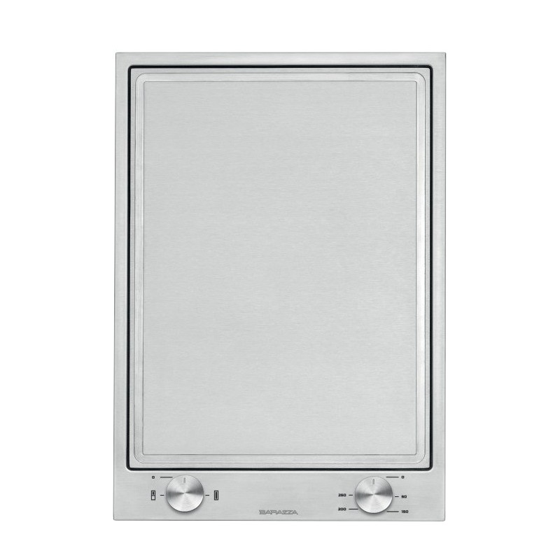  Plaque teppanyaki Barazza Domino B_FREE 1PBFTK1 finition inox satiné 36 cm