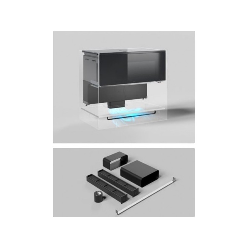 KIT0203143 Elica: Plinth under-socket filter installation kit in KIT0203143 (min h 6 cm)