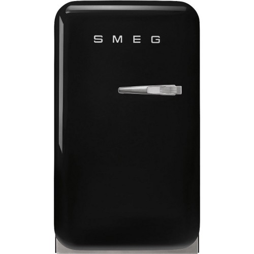 Réfrigérateur-congélateur Smeg FAB5LBL6 41 cm, pose libre, une porte, charnières à gauche, finition noire
