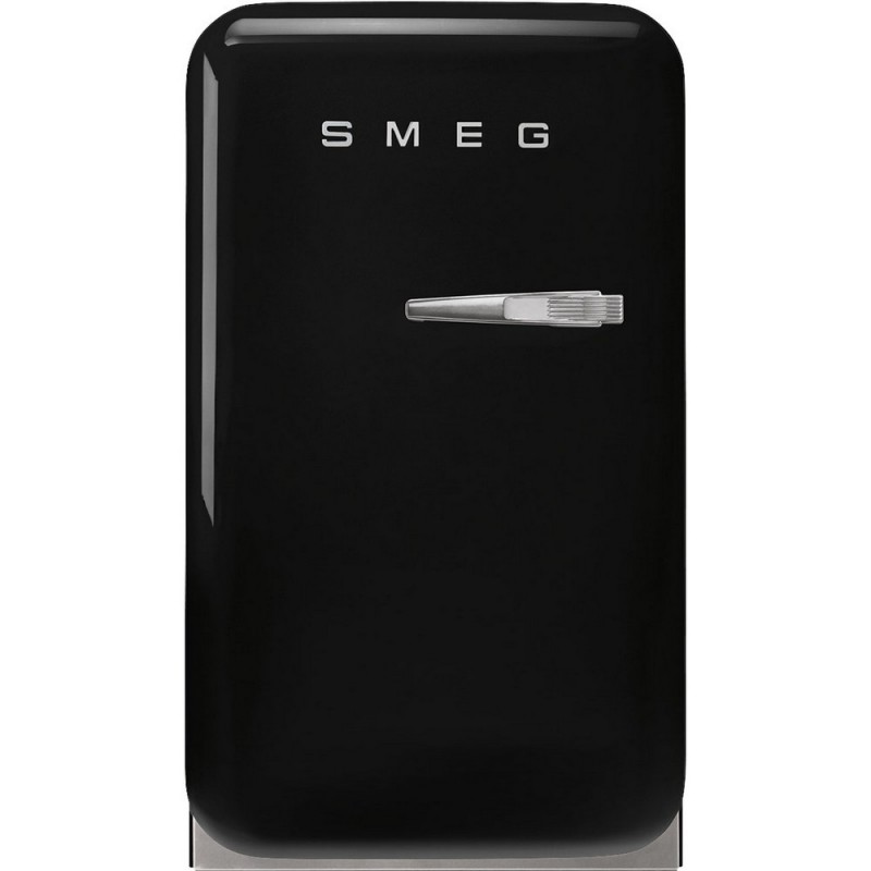  Frigorífico-congelador independiente Smeg FAB5LBL6 de 41 cm con una puerta y bisagras a la izquierda en acabado negro